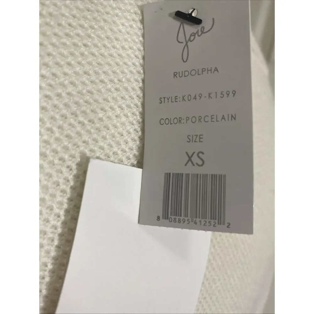 NWT Joie Randolpha White Sweater Size XS
